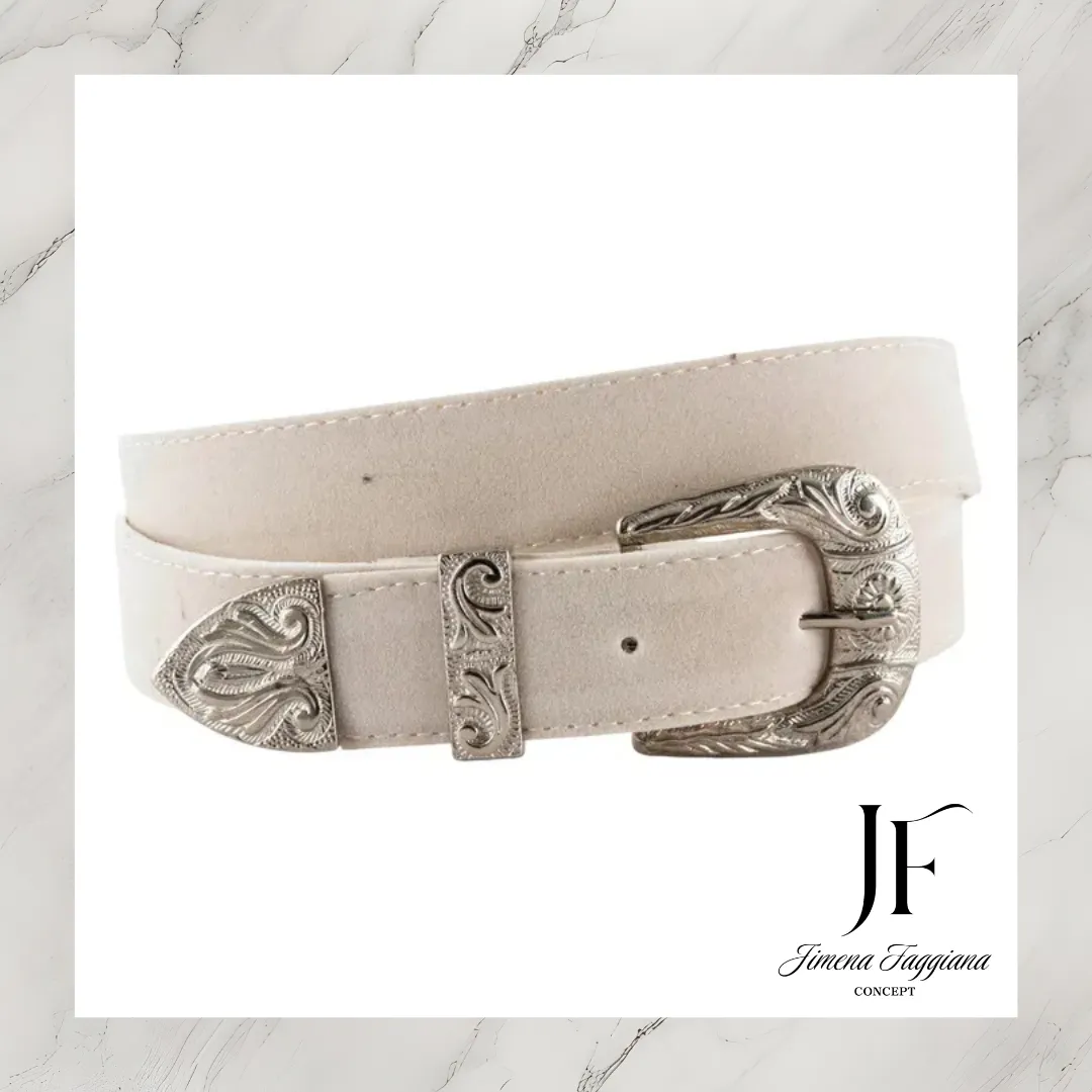 Cinturon texano gamuza - Jimena Faggiana Concept