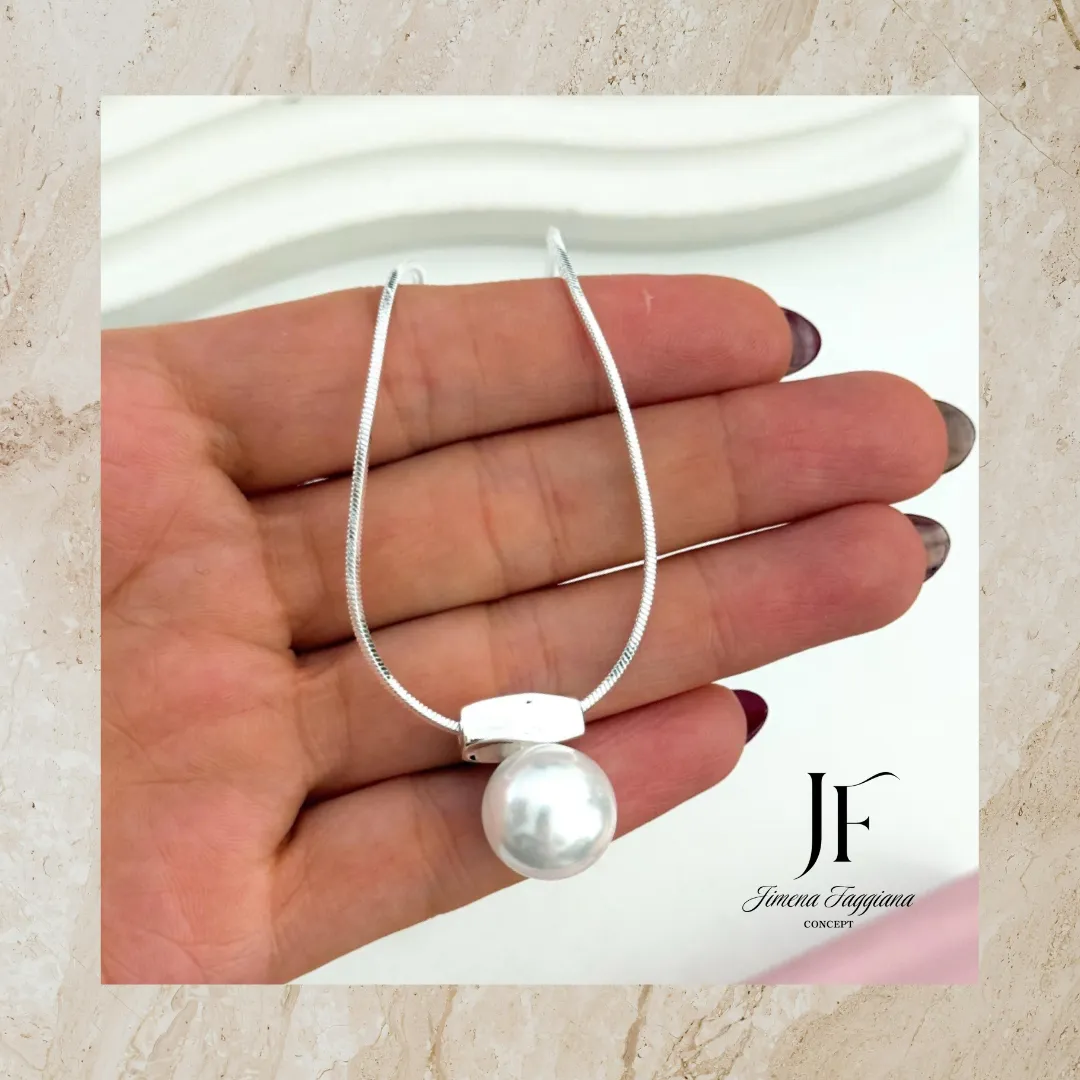 Collar Perla grande - Jimena Faggiana Concept