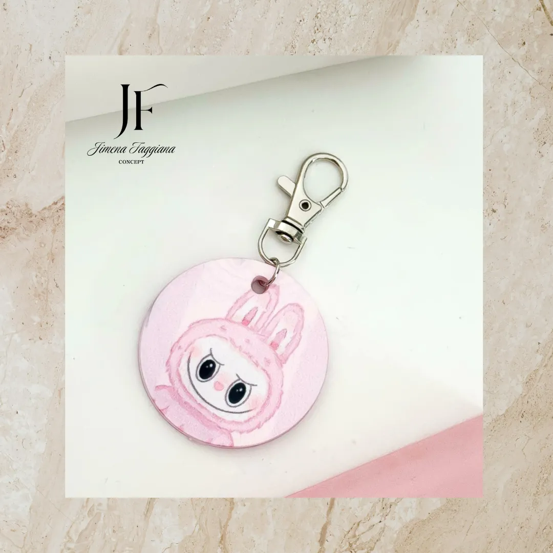 Llavero rosa - Jimena Faggiana Concept