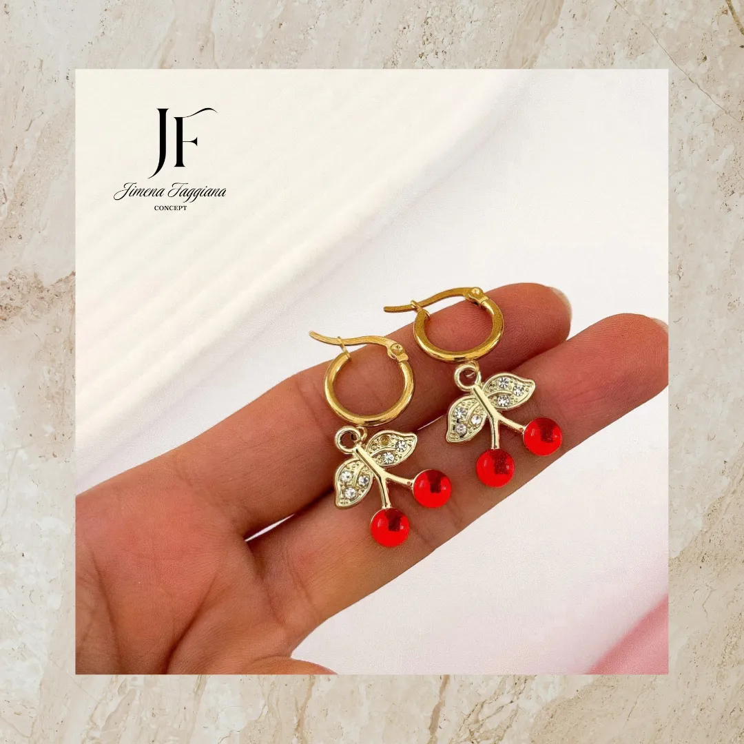 Aro argolla cerecita - Jimena Faggiana Concept