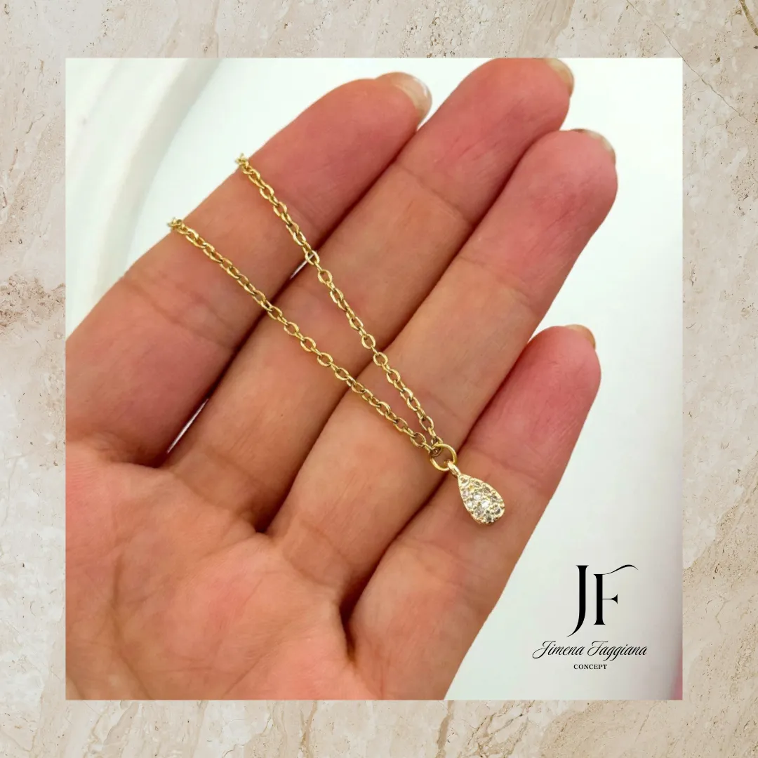 Collar dije con strass - Jimena Faggiana Concept