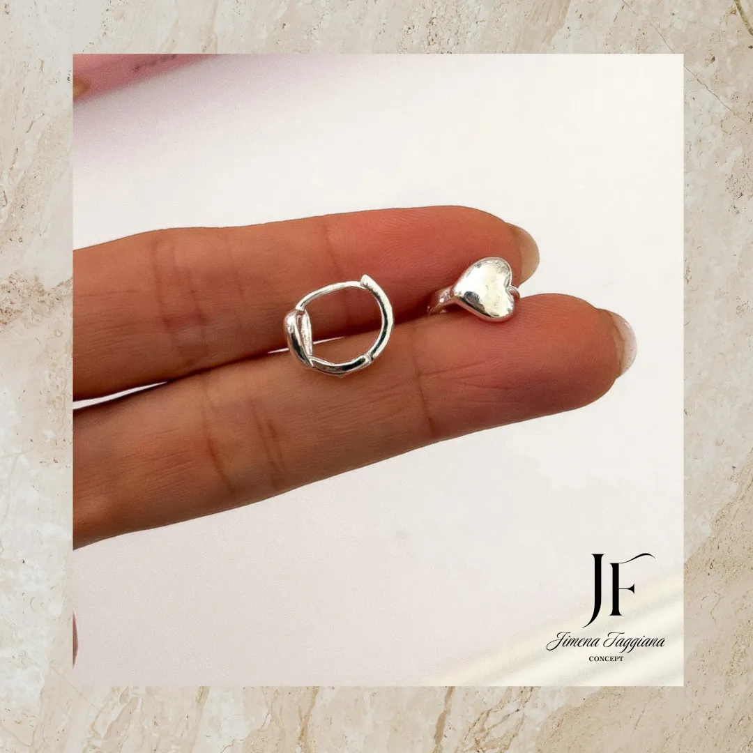 Aro argollita corazon - Jimena Faggiana Concept