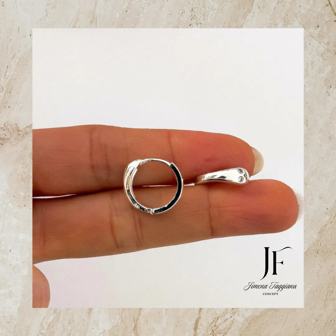 Aro argollita cabeza serpiente - Jimena Faggiana Concept